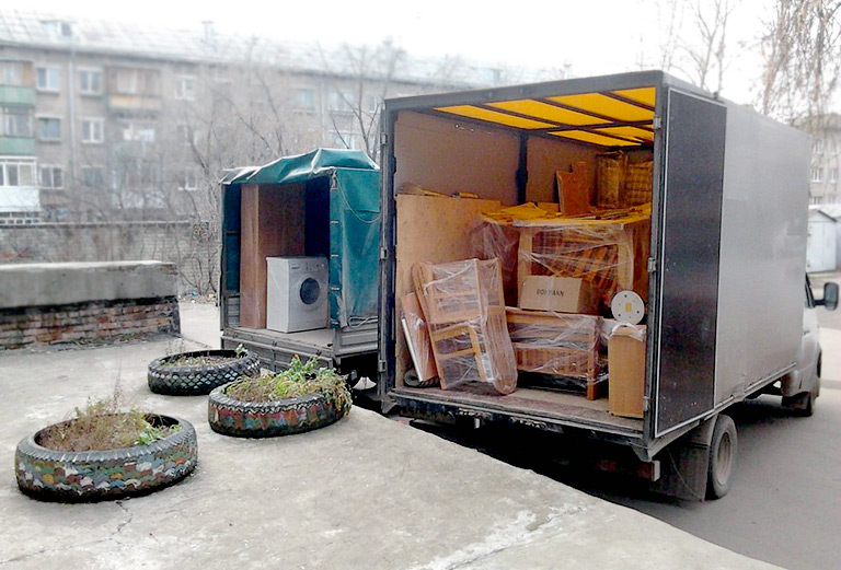 Доставка транспортной компанией мебели и бытовой техники, коробок и пр. из г. Элиста в Динского район